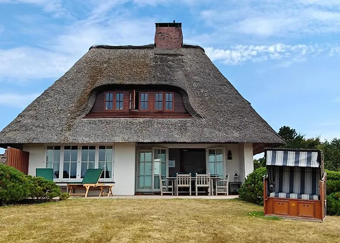 Casa de Férias Reetdachhaus Mit Direktem Meerblick *