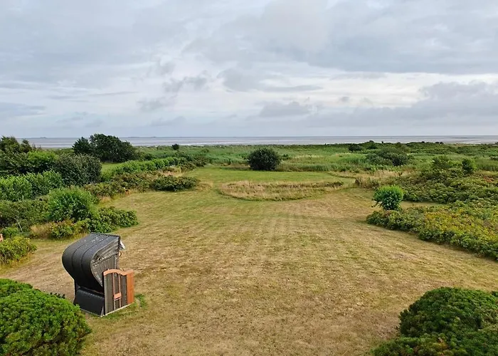 Casa de Férias Reetdachhaus Mit Direktem Meerblick
